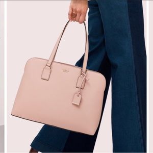 Kate Spade Cameron Street Marybeth Laptop Tote in Toasted Wheat